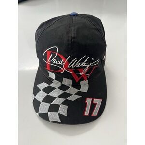 Darrell Waltrip 25th Anniversary Hat Cap Chase Athletics USA Made 17 checkerflag